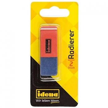 IDENA 522023 - Gomas de borrar para lápiz y color, 2 piezas