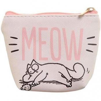 Simon's Cat Slogan PVC Purse