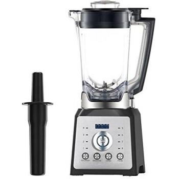 Batidora de Vaso, Licuadora Profesional 2000W,2 L, 30.000 U/min, Batidora Smoothie Incluye 4 Programas Preestablecidos, 8 Velocidades Ajustables,Hojas de acero inoxidable, Sin BPA