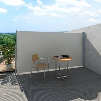 Toldo Lateral de Patio Terraza 160 x 300 cm Color de Crema