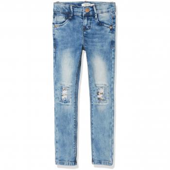 NAME IT Nkfpolly Dnmtessa 1001 Pant Noos, Jeans para Niñas, Azul