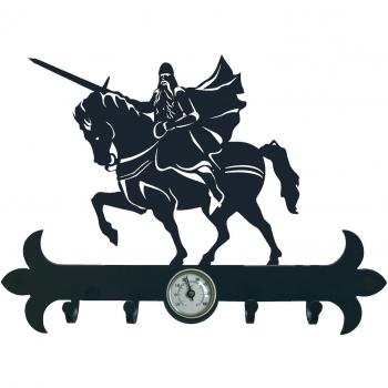 IMEX EL ZORRO El Zorro 11647-Colgador de Llaves el CID campeador, 290 mm, Hierro Forjado, Negro, 2.5x29x17 cm
