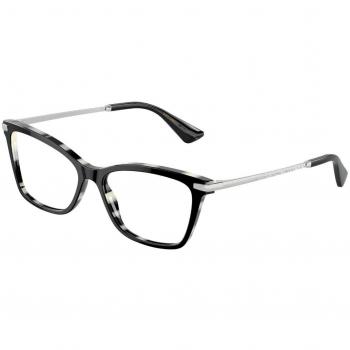 Dolce & Gabbana DG3393 3372 Armazones para Mujer Negros, Lentes Recetados Para Mujer Negros, Gafas Recetadas para Mujer Negras