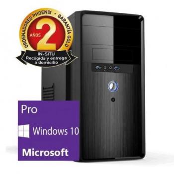 Ordenador PC Phoenix Topvalue Intel Core I3 8GB DDR4 240GB SSD Micro ATX Windows 10 Profesional