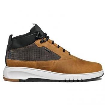 Botas Aerantis Amphibiox de Geox, tipo: Botas de tobillo para hombre, características: color ocre/marrón oscuro, impermeables, diseño 4x4, talla 41 EU