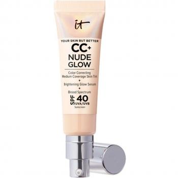 IT Cosmetics CC+ Nude Glow Lightweight Foundation + Serum SPF 40 - Light