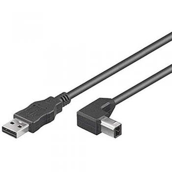 Cable USB 2.0 de 1m USB A a USB B - Negro
