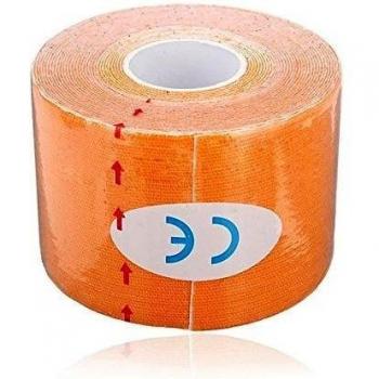 Sonline 1 Musculos Rollo Deportes Kinesiologia Cuidado de fitness atletico Salud 5M cinta * 5CM - Naranja