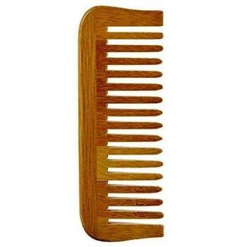 Avril Natural Bamboo Comb Wide Teeth