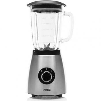 Batidora de vaso Princess 212077-PR, 1300W, 1.75L, jarra de cristal