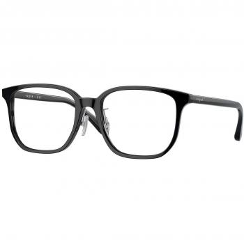 Vogue Eyewear VO5550D Asian Fit W44 Women's Eyeglasses Black Size 55 (Frame Only) - Blue Light Block Available