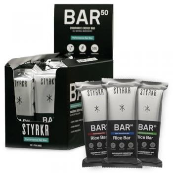STYRKR BAR50 Mixed Flavours Energy Bar - Box of 12 for Endurance Athletes