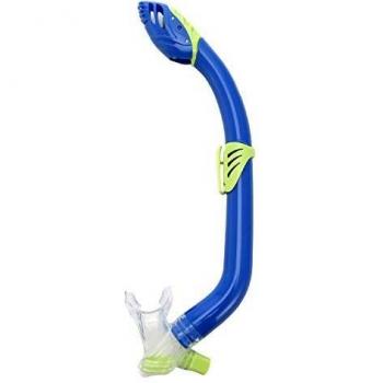 Aqua Lung Baffin JR - Tubo de Buceo para niños, Infantil, Light Blue-Bright Green, Small