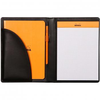 Porta blocs Rhodiarama Nº16 Negro - Cuaderno de notas elegante y funcional