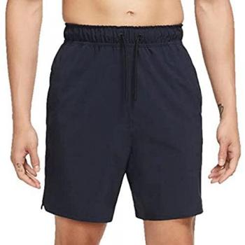 Nike Unlimited Pantalón corto Dri-FIT versátil de 18 cm sin forro para hombre, color azul marino, talla XL