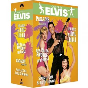 Paramount Coffret Elvis : Paradis Hawaïen + Bagarres au King Creole + Des filles, encore des filles ! + Sous le ciel bleu d'Hawaii [Francia] [DVD]