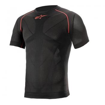 Alpinestars Ride Tech V2 Summer Short Sleeve Technical Base Layer - Black/Red