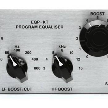 Klark Teknik EQP-KT Single-Channel 2-Band Equalizer with Switchable Frequency