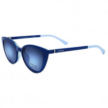 Polar JUNIOR 484 Kids Polarized Sunglasses with Clip-On, Black, Size 48