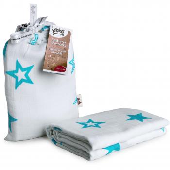 Easy Niños Ideas bmb12 0029 a Bamboo muselina paños, color turquesa