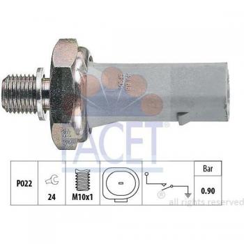 FACET Interruptor de control de la presión de aceite 7.0134, tipo: unidad transmisora, características: sensor de presión de aceite, diseño compacto, alta precisión en medición, fácil instalación, compatible con múltiples vehículos