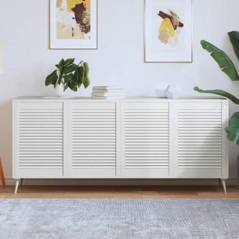 Puertas persiana 4 uds madera maciza pino blanco 69x49,4cm