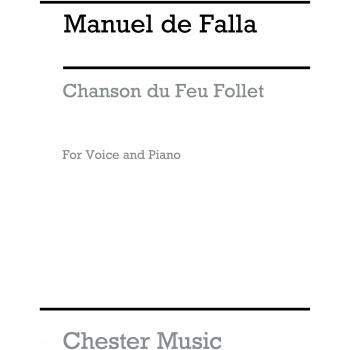 FALLA - Cancion del Fuego Fatuo de El Amor Brujo para Canto y Piano