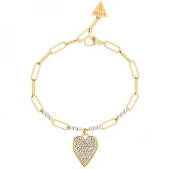 Guess Pulsera Love Me Tender de Acero Dorado JUBB03248JWYGS