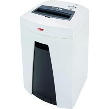 Destructora de Documentos HSM Securio C18, Corte en Tiras 5.8 mm, Nivel de Seguridad P-2, Capacidad para 19 Hojas, Recipiente de 25 Litros, Color Blanco