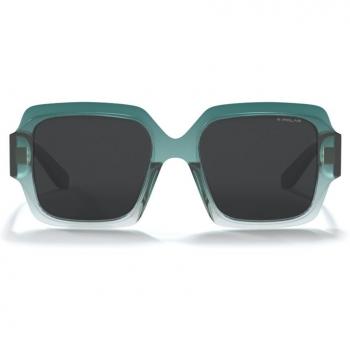 ULLER Nazare Green Striped UL-S20-03 Women’s Sunglasses Green Size 54