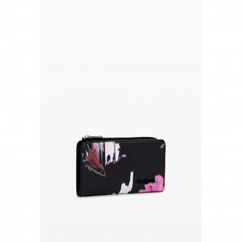 Desigual Spry Emma 2.0 Black Floral Women's Wallet