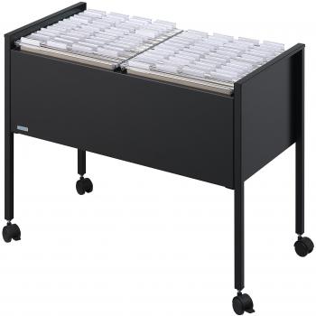 Durable 308201 - Archivador doble para 100 carpetas, color negro