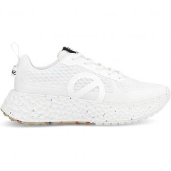 Zapatillas deportivas de mujer estilo trail running de malla reciclada - Carter Fly Blanco