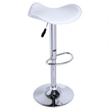 Taburete Hidráulico Rox Blanco - Ideal para Cocina