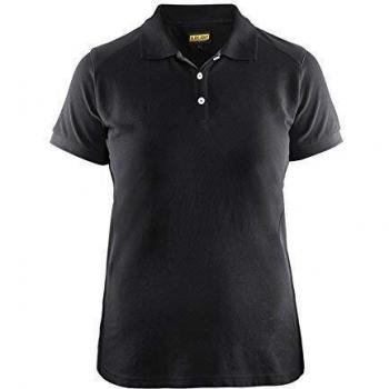 Polo de trabajo para mujer Blaklader, manga corta, color negro, talla XS