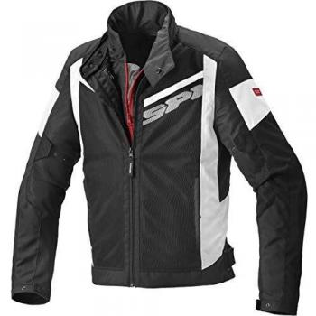 SPIDI BREEZY NET H2OUT CHAQUETA MOTORISTA NEGRO Y BLANCO L