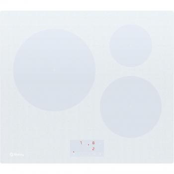 Balay 3EB965WR Placa de Inducción Blanca 60cm 3 Zonas Sin Marco