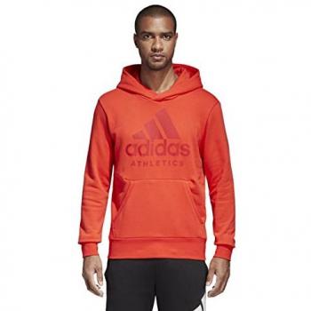 adidas Sid Branded P/O Sudadera, Hombre, Rojo