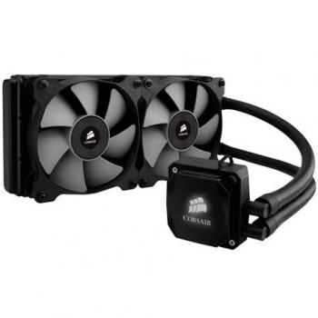 Corsair Hydro H100i - Sistema de refrigeración líquida para CPU, color negro