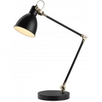 Lámpara de mesa HOUSE negra 1 bombilla E27 interior Markslojd