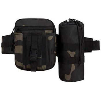 Brandit Allround Dark Camo Waistbelt Bag - Camouflage, One Size, 100% Polyester