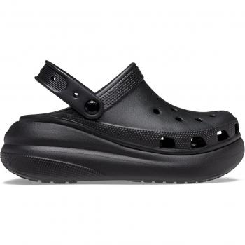 Crocs Women's Classic Crush Clog - Black, Size UK 9 / Unisex W12/M10