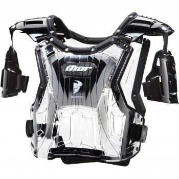 Thor Kids Quadrant - Protector torácico para niños Clear/Black