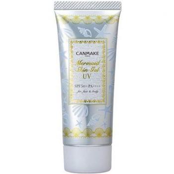 CANMAKE Mermaid Skin Gel UV SPF 50+ PA++++ - Fragrance-Free - 40g - Shade 02 White