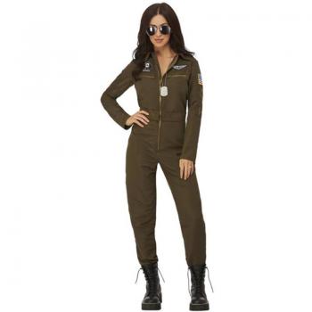 Disfraz de Chica Aviadora Top Gun Maverick para mujer