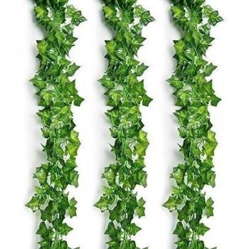 12 piezas de guirnalda en forma de hiedra artificial, para bodas, fiestas, jardín o decoración mural