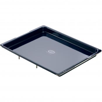 DR OETKER Bandeja horno universal ajustable o extensible rectangular 41, 52cm, para asados, lasañas, pizzas, base esmaltada con antiadherente, 33x41x3cm, 1ud. BACK, LIEBE