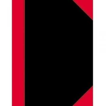Cuaderno Landré A5 Cuadriculado 96 Hojas 60 g/m² Tapa Dura Negro/Rojo