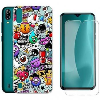 QFSM 1 Pcs HD Película Protectora Cristal Templado Pantalla para Blackview A60