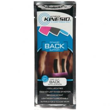 Kinesio Vorgeschnittenes Unterstützungsband für den Rücken Cinta de Apoyo para la Espalda precortada, Unisex, Azul, Talla única